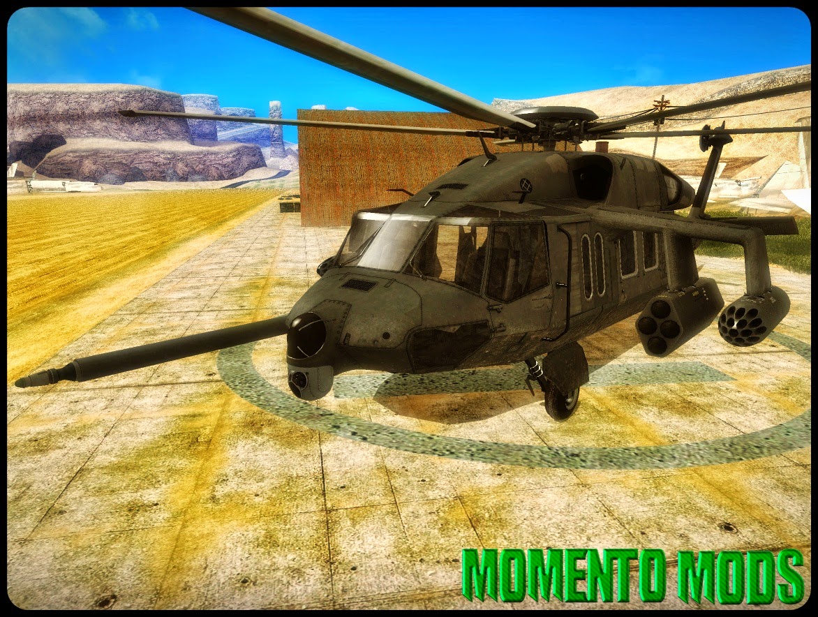 Mods para um helicóptero de Combate para o GTA San Andreas