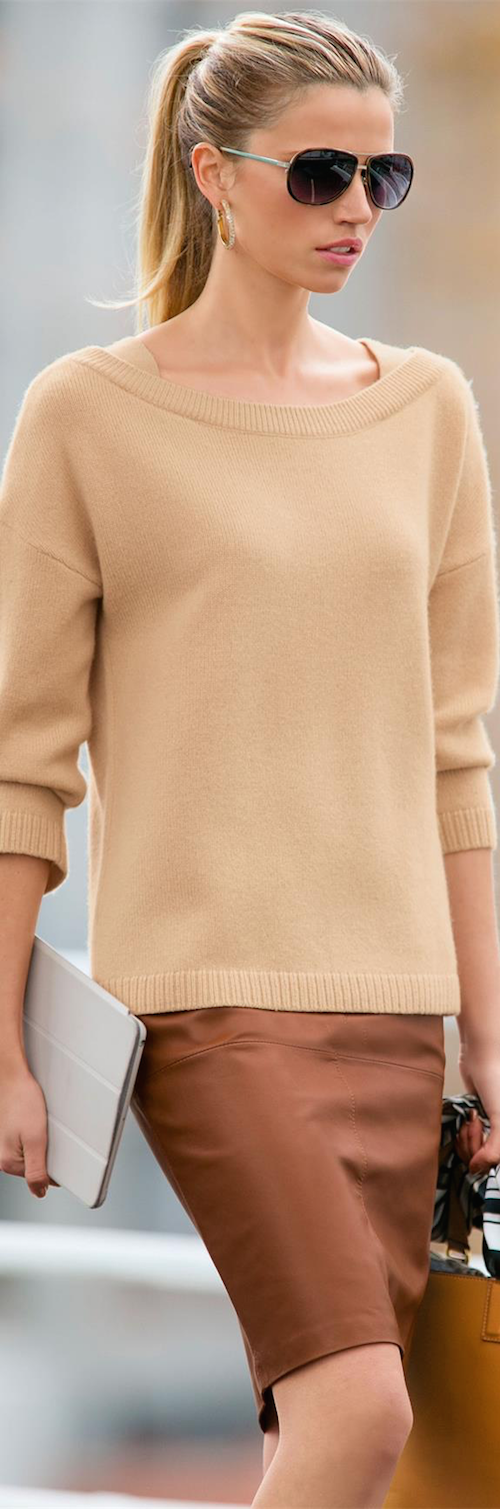 MADELEINE SWEATER CARAMEL