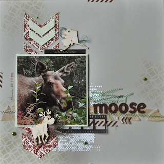 Scrapbooking: Alaska: Moose