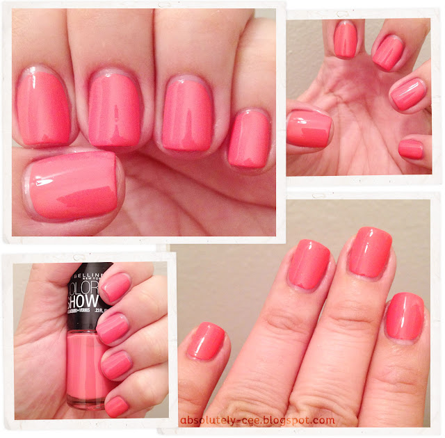 Maybelline color show in Coral Crush Maybelline color show in Coral Crush