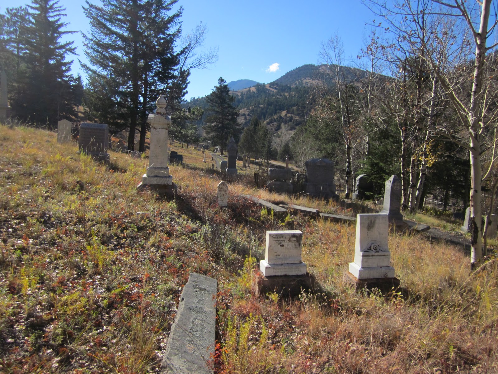 The Land of Melting Shadows Idaho Springs Cemetery