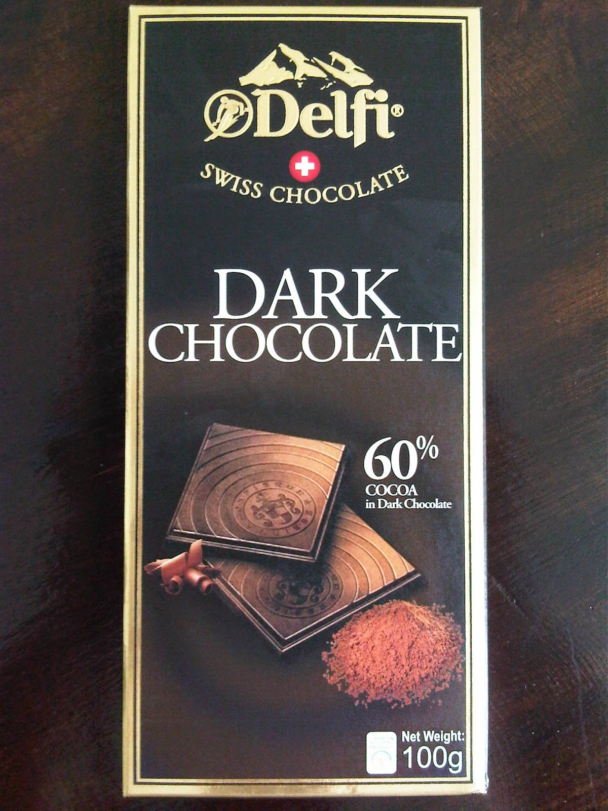 Regin's Realm Chocolate review Delfi Dark Chocolate 60 cocoa