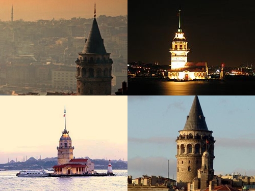 galata kulesi nin kiz kulesi ne aski galata kulesi