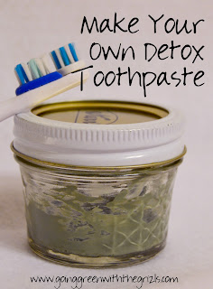 diy zeolite detox toothpaste in jar
