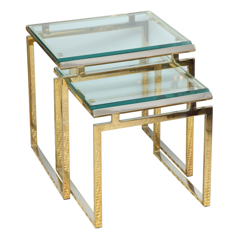 The Modern Sophisticate Small Space Solution Nesting Tables