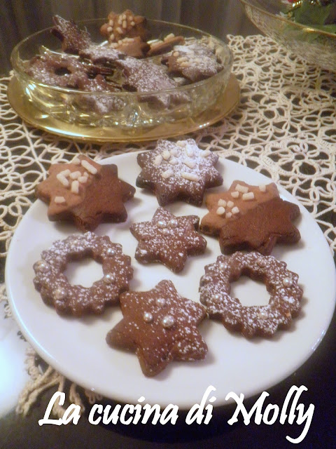 biscottini natalizi al cioccolato