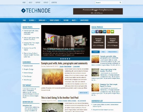 TechNode Blogger Template