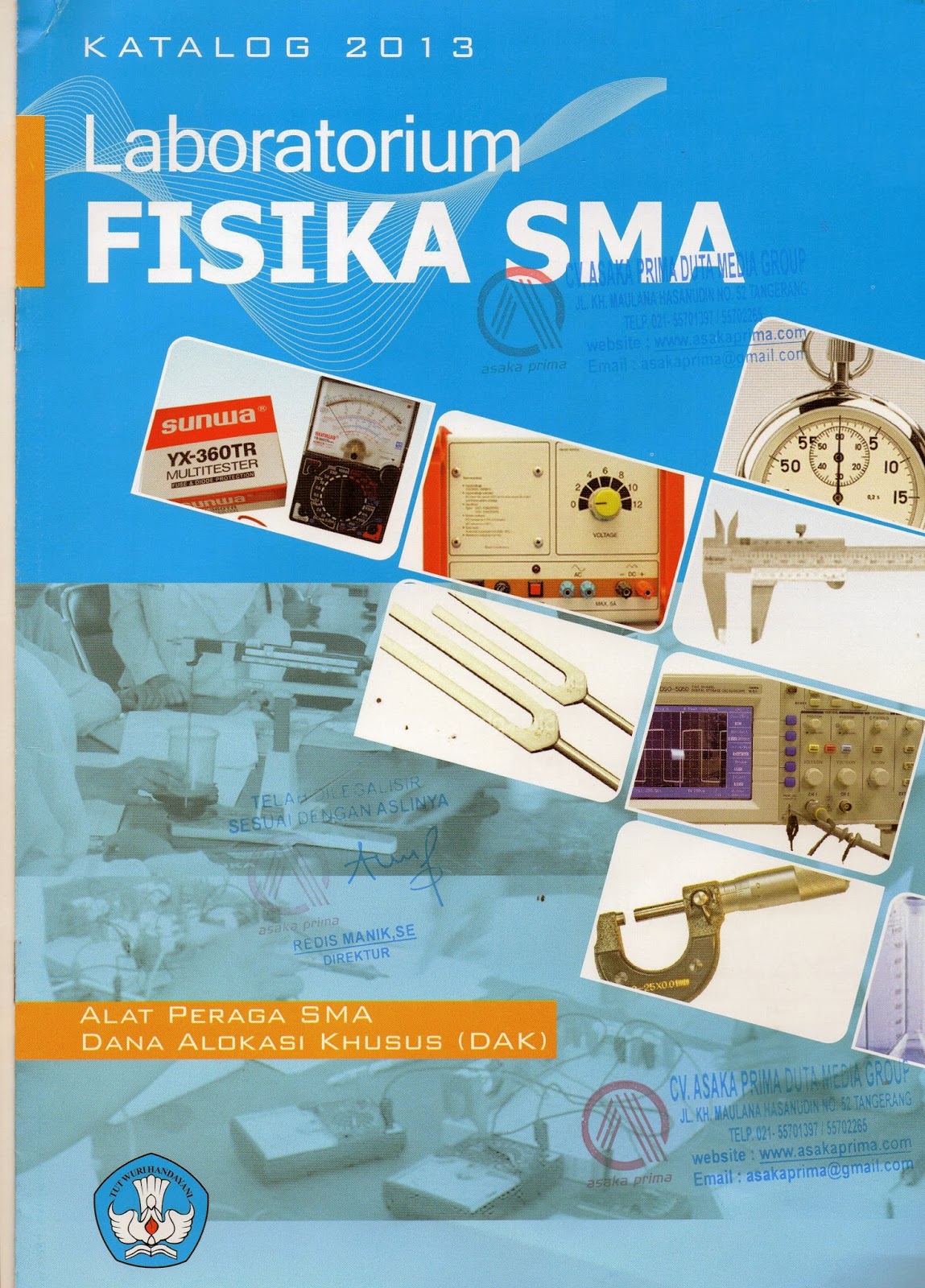 Alat Lab Fisika SMA DAK 2013 Buku Administrasi Sekolah Buku PAUD