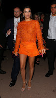 Eva Longoria arriving at the Nikki Beach Club in Cannes