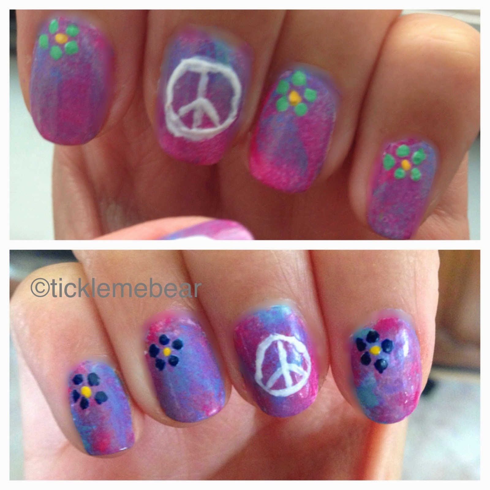 ticklemebear: Nails of the Week: That 70s Show Inspired