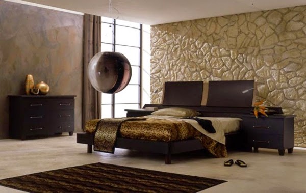 brown bedroom colors: range and shades