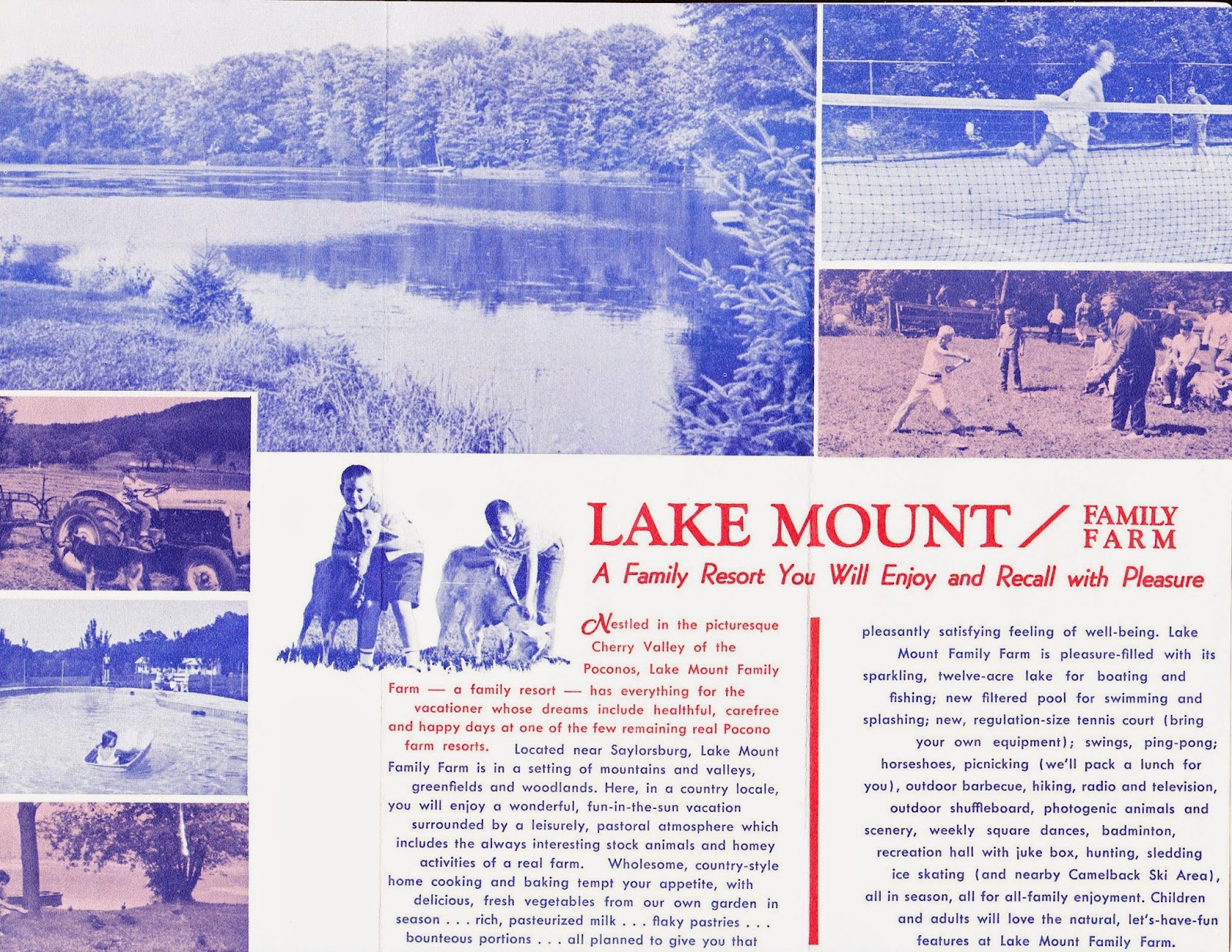 Local History Room Monroe County Pennsylvania Lake Mount A Family
