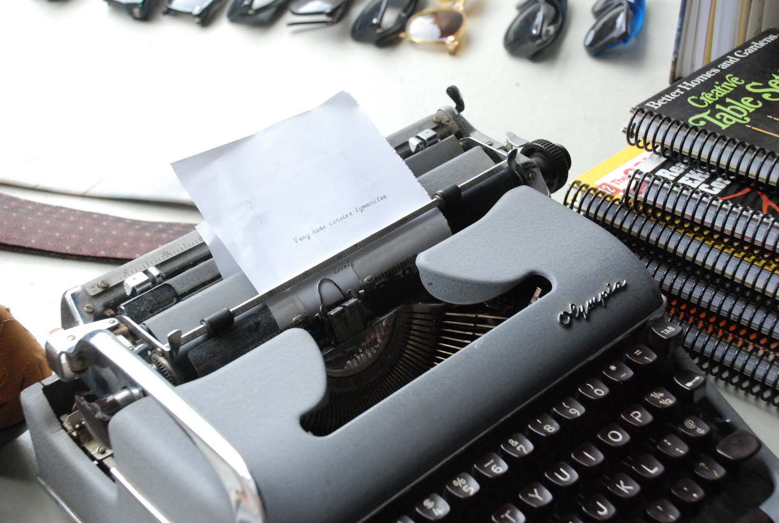 20twenty Cursive Typewriter!