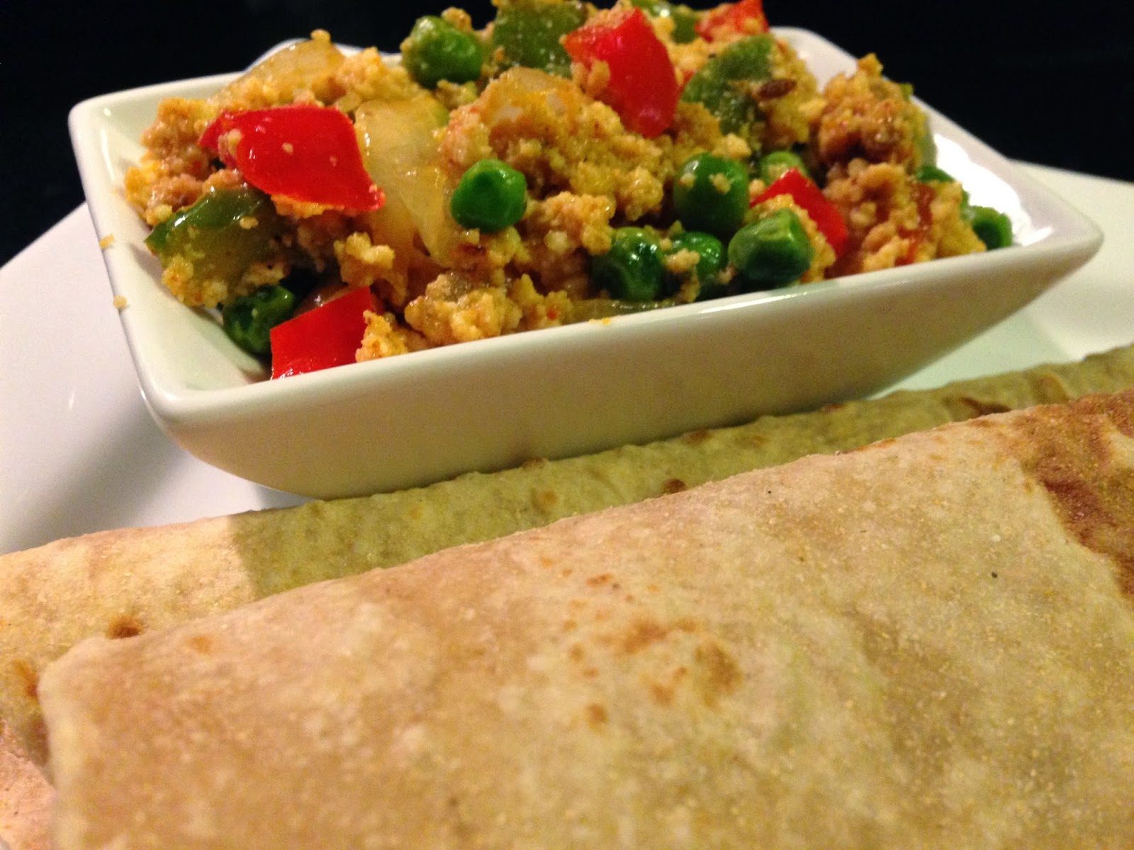The Sizzling Pan Ricotta Cheese and Veggie Bhurji