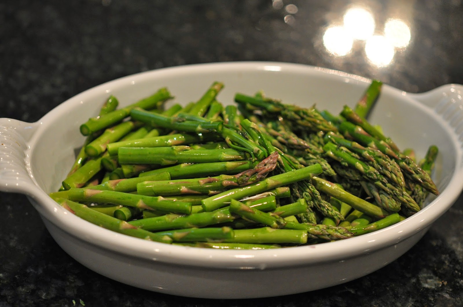 Life of a Wise Wife Oven Roasted Garlic Asparagus
