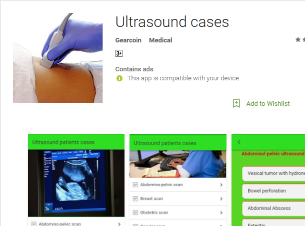 Ultrasound cases apps
