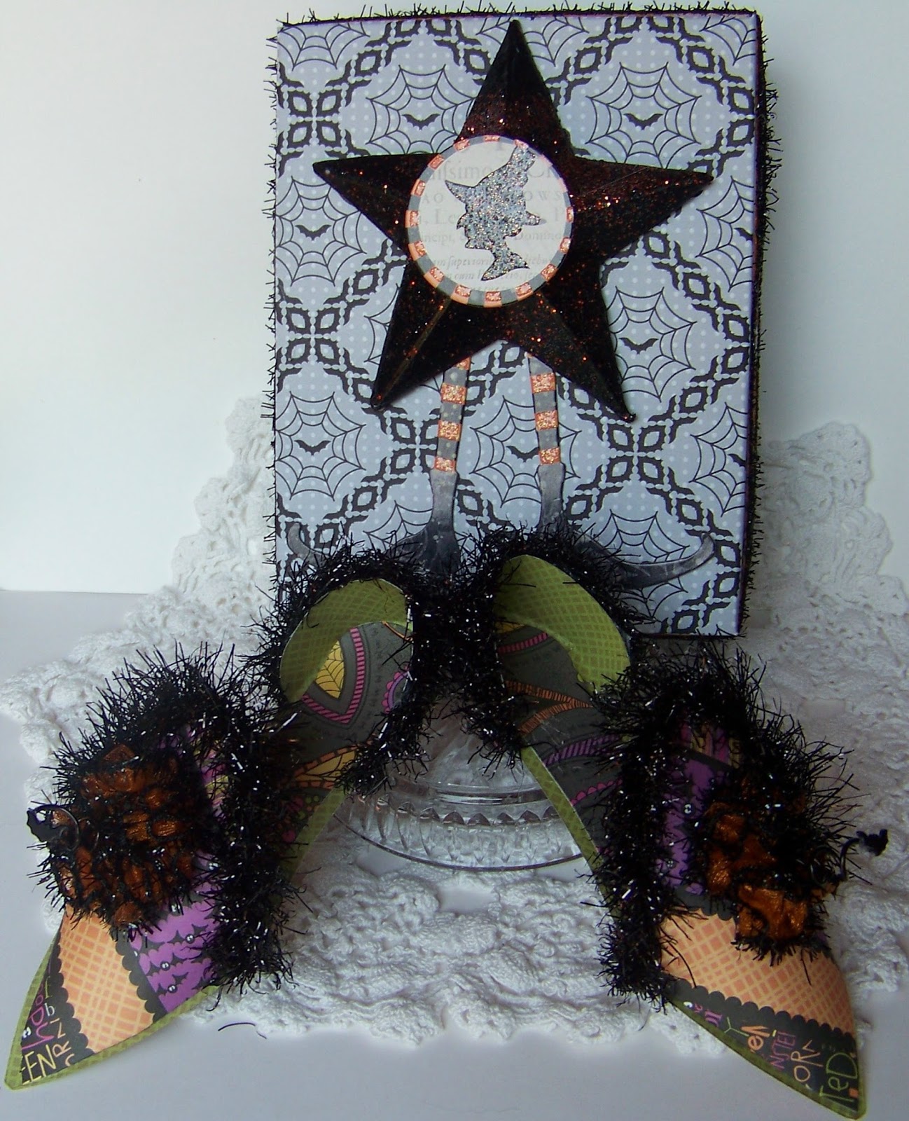 Nellies Nest Halloween Shoes & Shoe Box