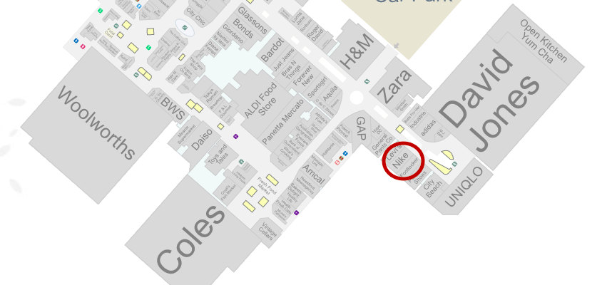 nike macquarie centre