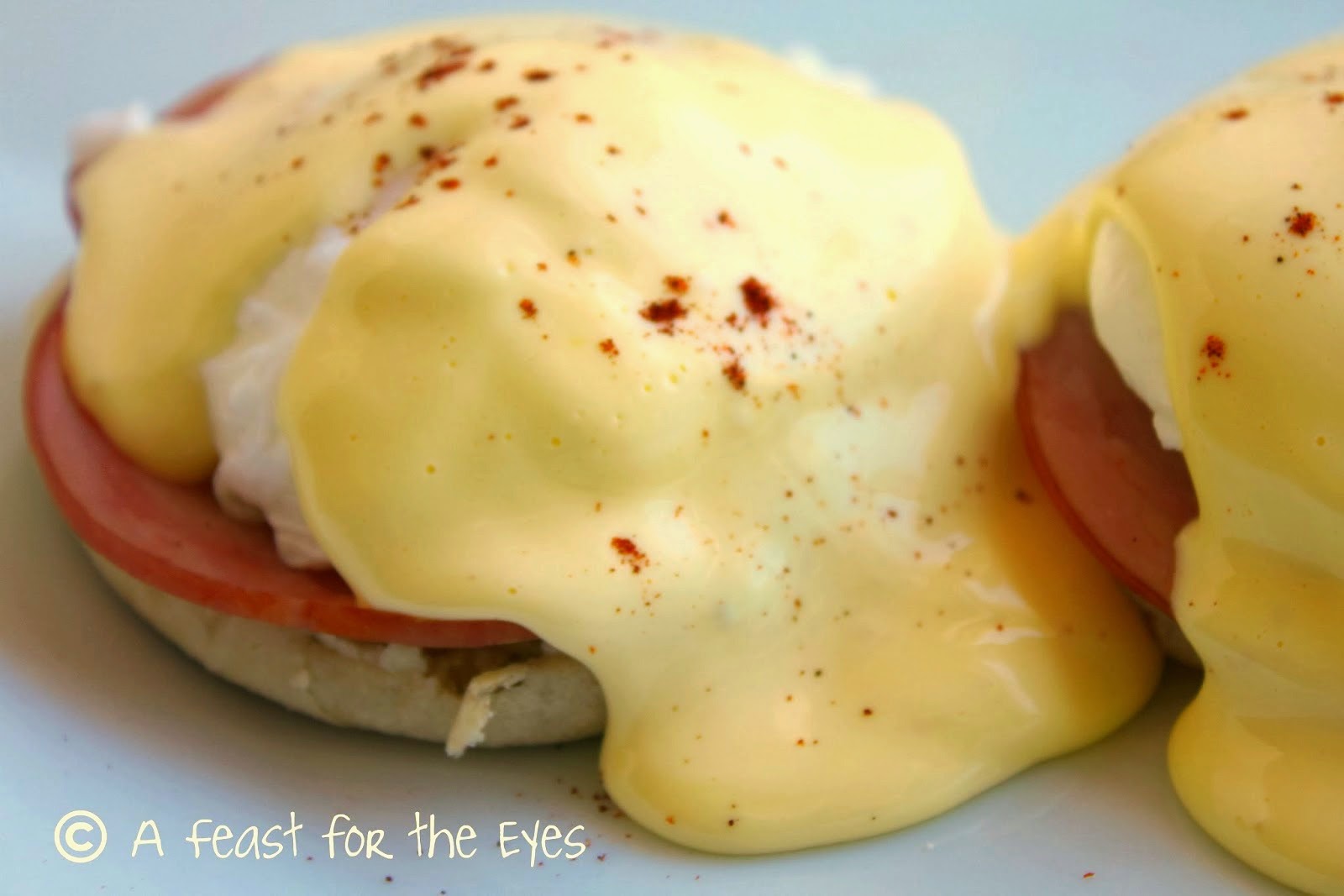 A Feast for the Eyes Super Simple Blender Hollandaise Sauce for Perfect Eggs Benedict