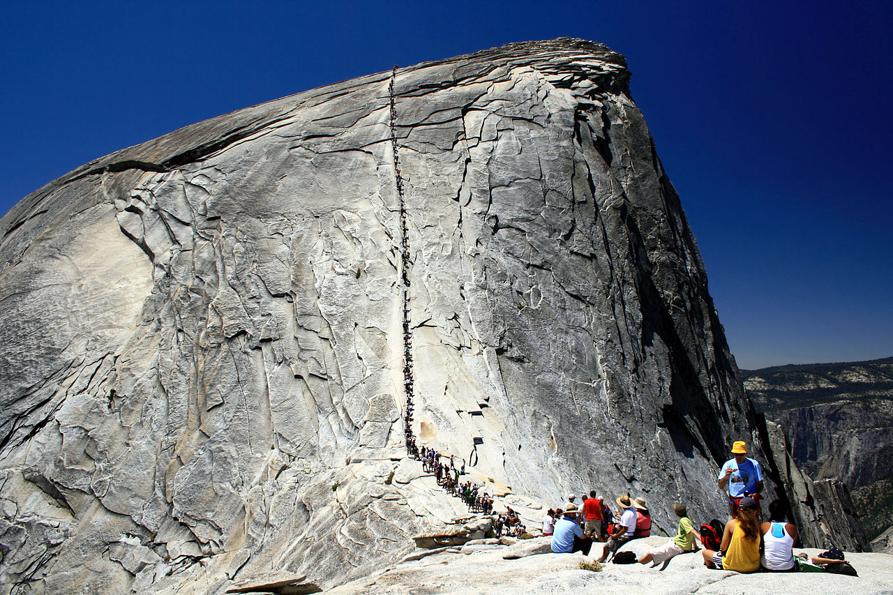Half Dome’s Cable Route, Yosemite