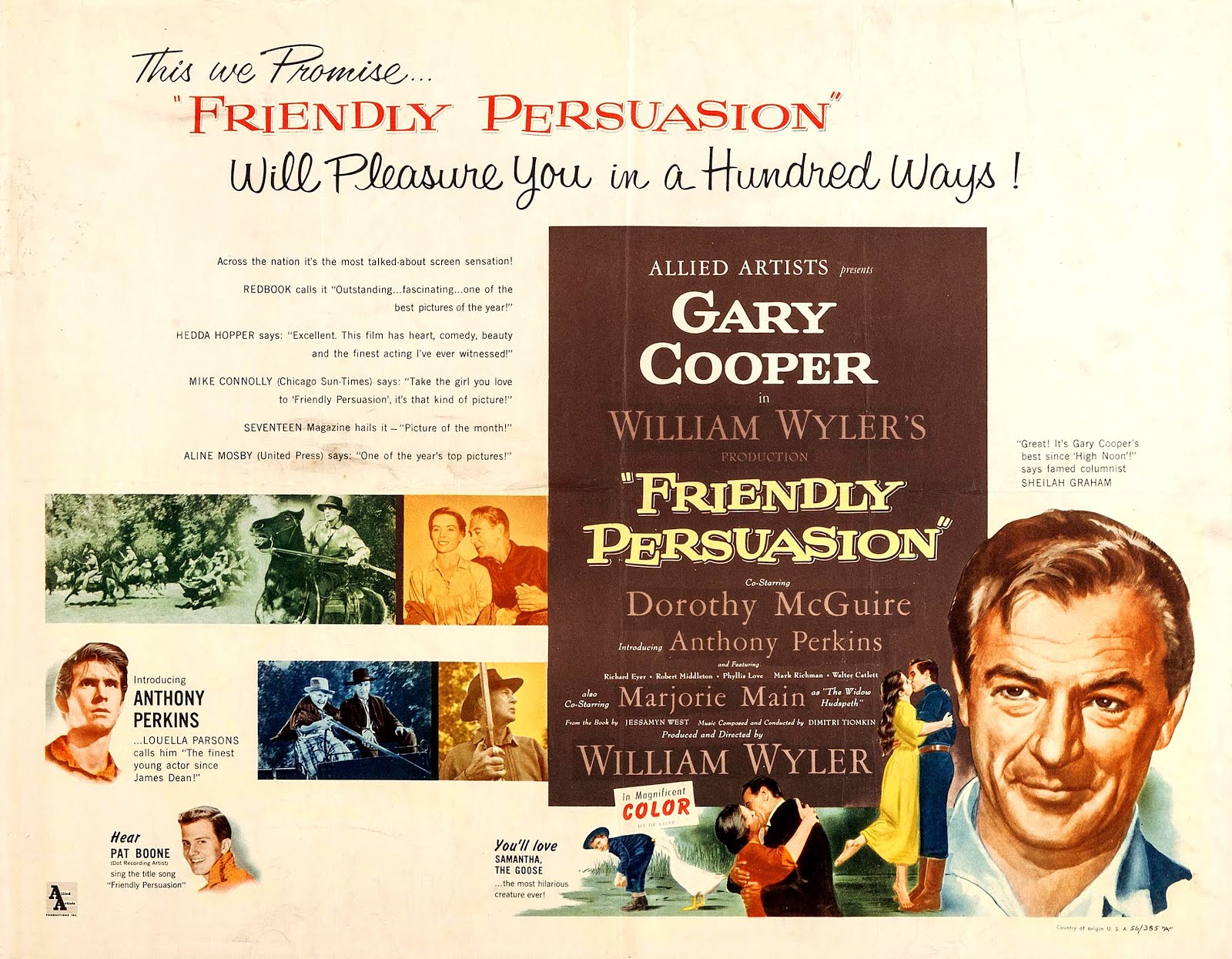 La loi du seigneur (1955) William Wyler - Friendly persuasion (07.09.1955 / 12.1955)