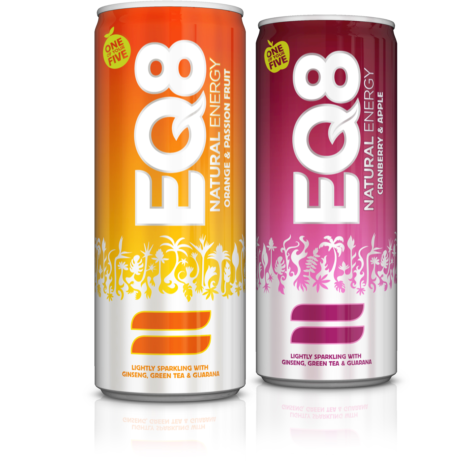EQ8 Natural Energy Drink Packaging Of The World