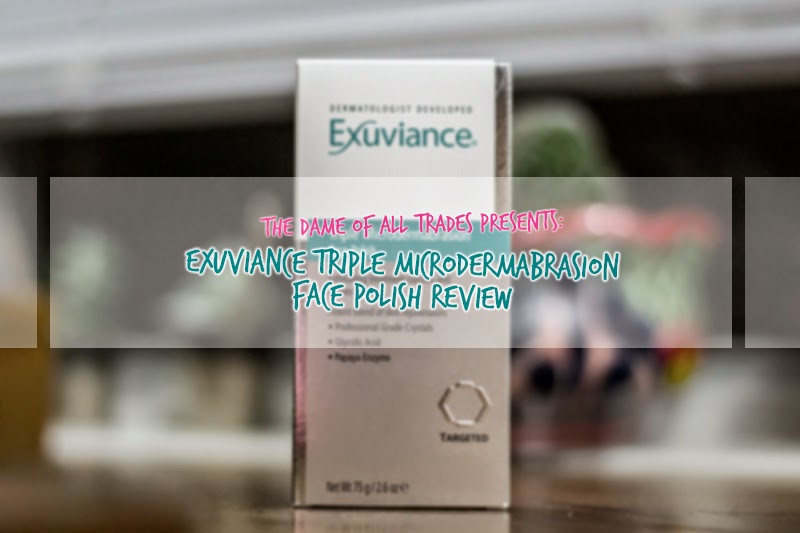 exuviance triple microdermabrasion face polish recension