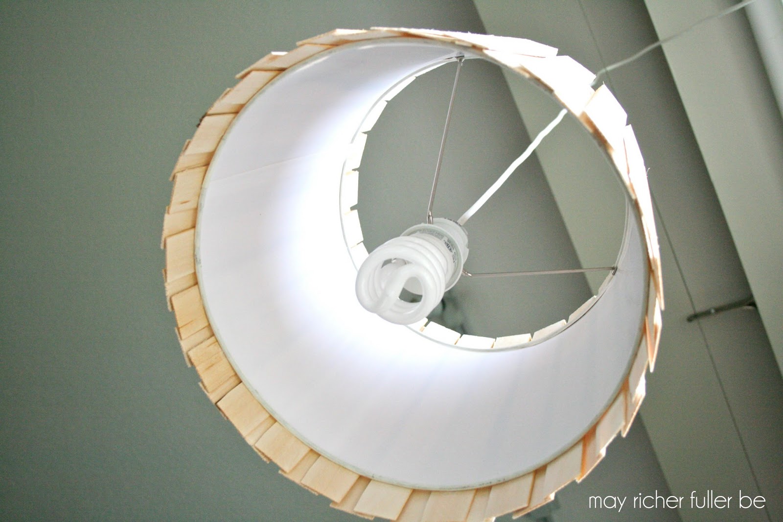 How To Make a Wood Shim Pendant Light (Part Two)