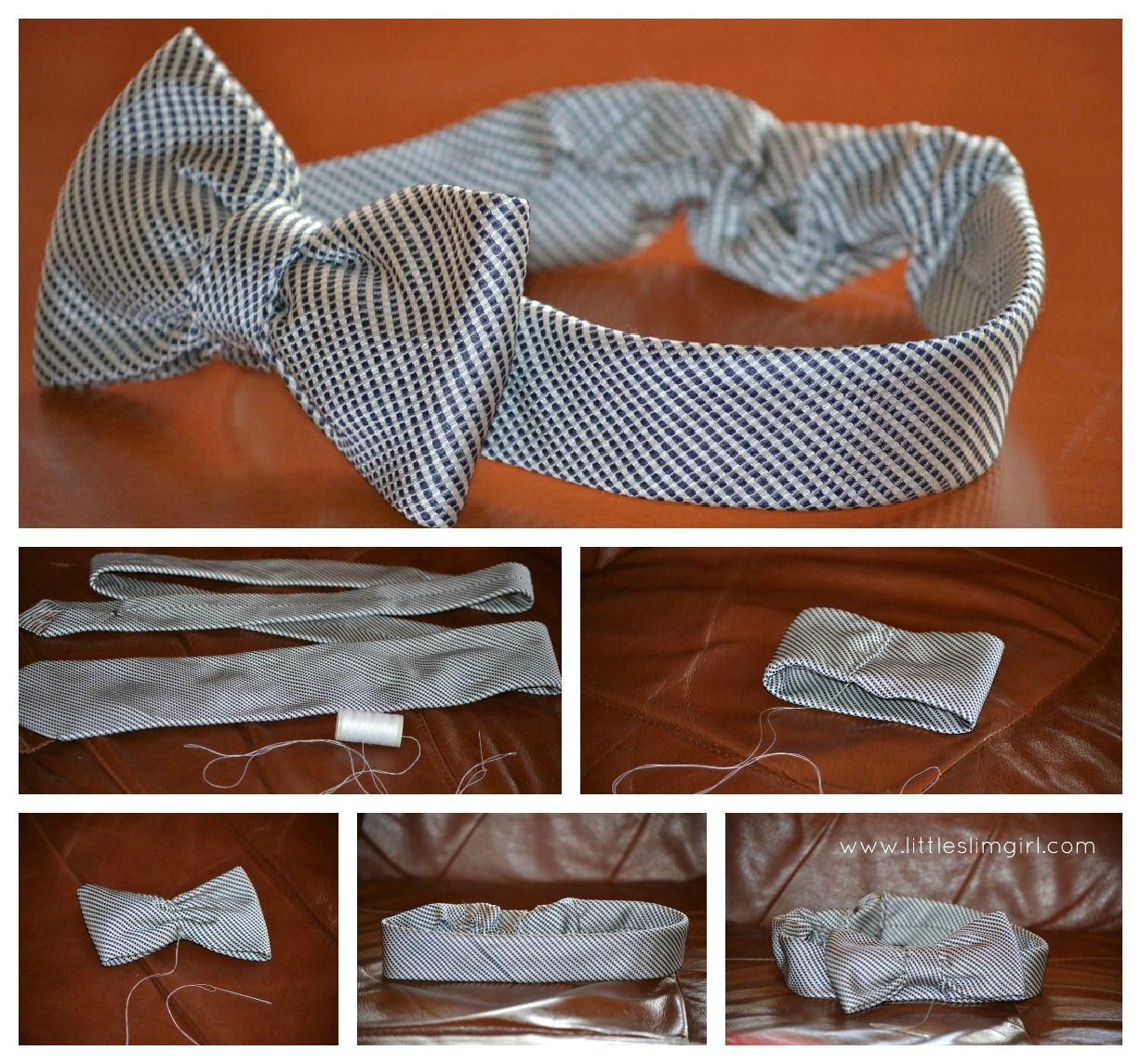 DIY Baby Headband From A Necktie A.K.A CHYMECINDY