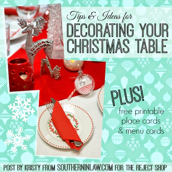 free christmas place cards templates