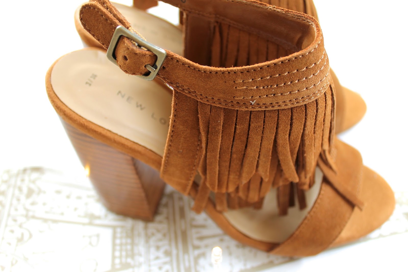The Ultimate Festival Shoes Tan Fringed Heels BecBoop
