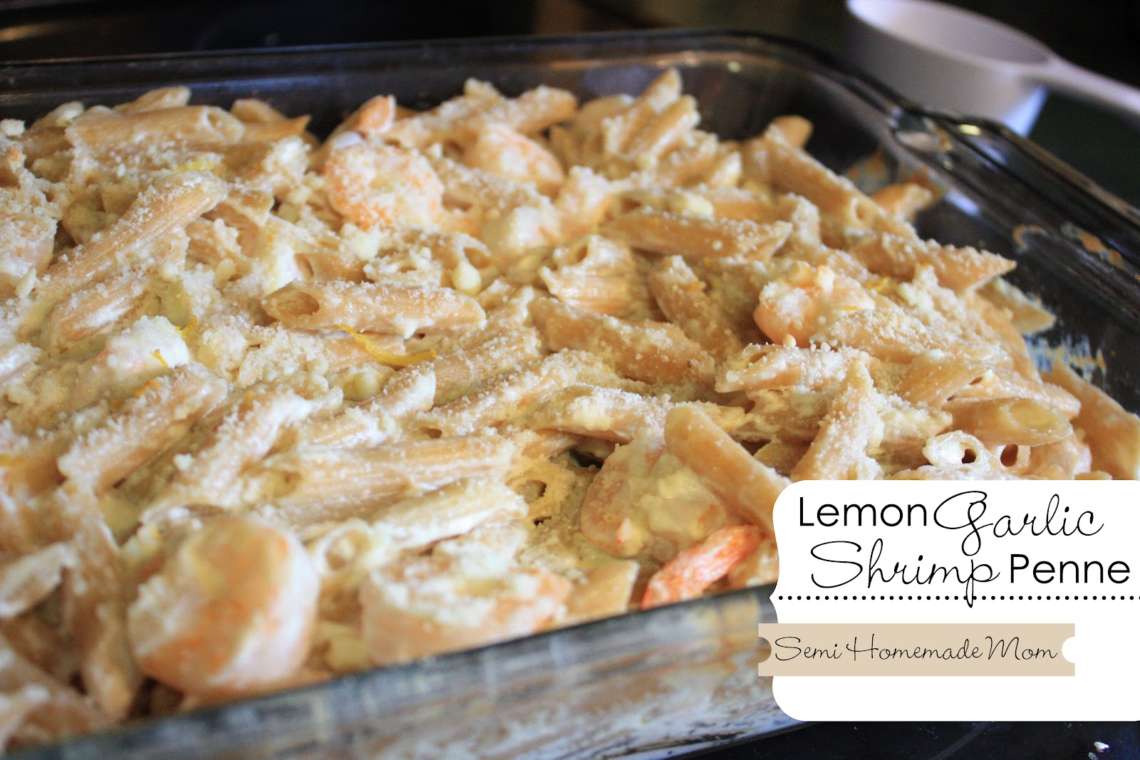 Lemon Garlic Shrimp Penne Mostly Homemade Mom