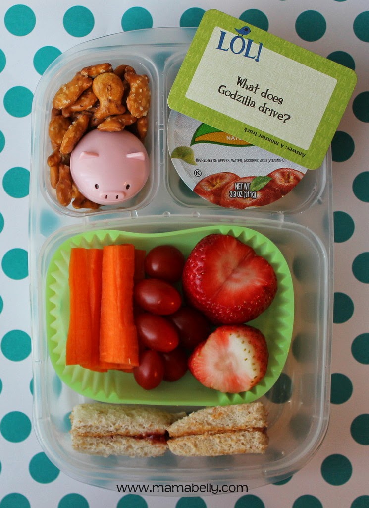 Silly Lunches in Easylunchboxes - mamabelly.com