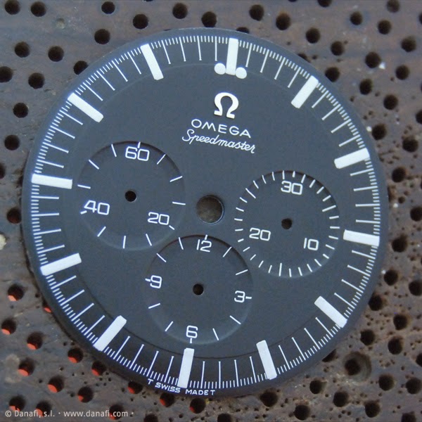 Watch repair and restoration Omega Speedmaster watch dial restoration
