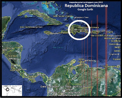 Repubblica Dominicana Google Earth