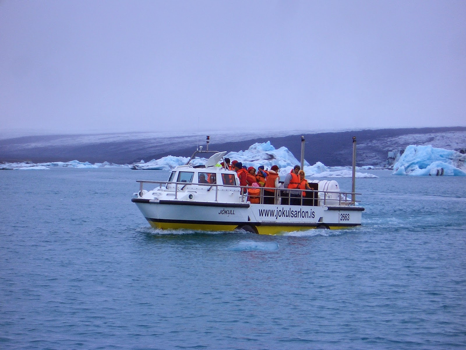 Islandia, lago de icebergs