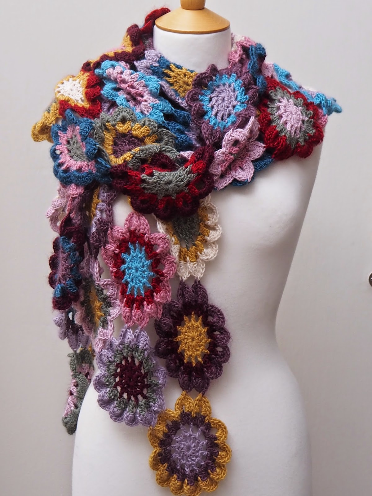 Japanese Flower Scarf Flower scarf japanese finished started put don beauty know last long