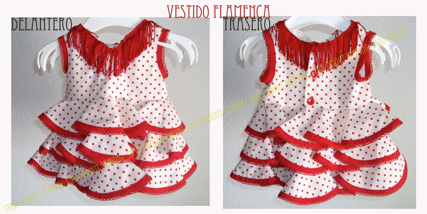 MadAboutSewing: Vestido Flamenca (bebé 3 meses) - 1º PARTE