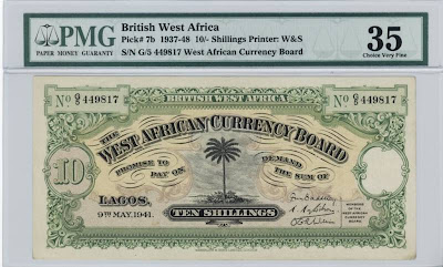 shilling note West African Currency Board