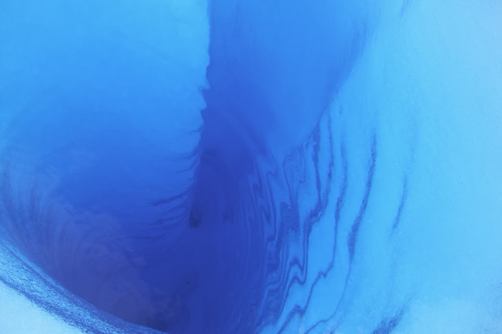 The beautiful blue glacier The beautiful blue glacier