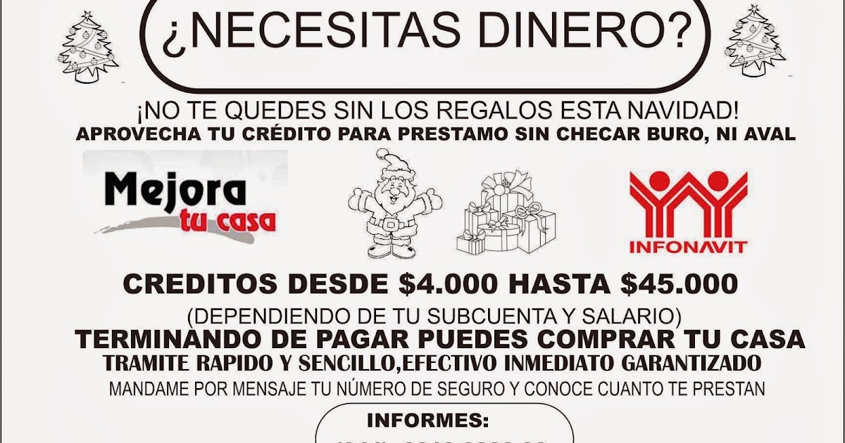 prestamos de dinero con credito infonavit