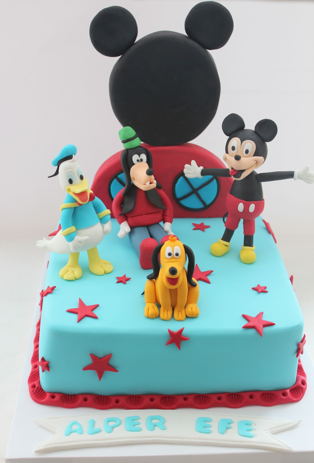 HOME COOKİES MİCKEY MOUSE PASTA 5