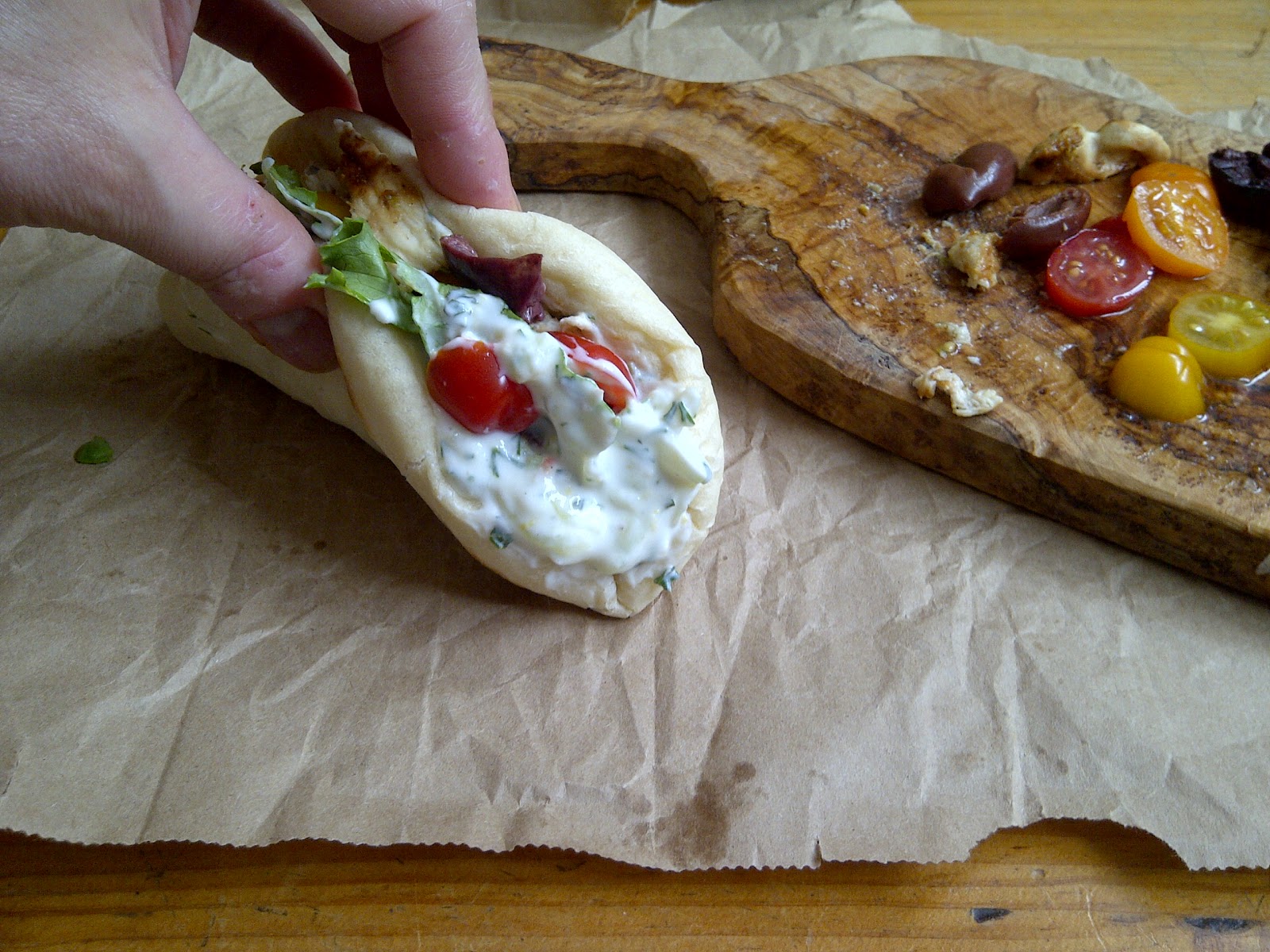 Soliloquy Of Food & Such The Ultimate Greek Pita Wrap