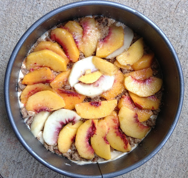 Kitchen Bounty Buttermilk Peach Streusel Cake