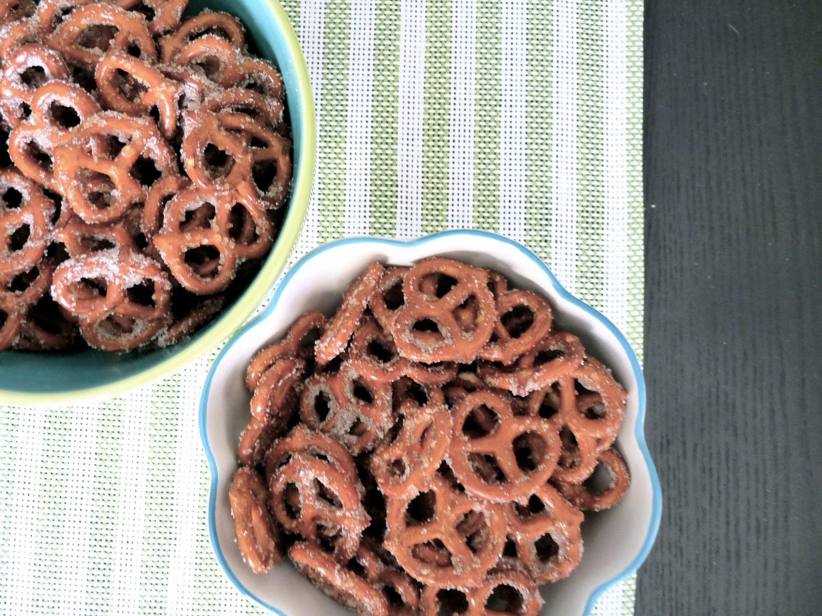 Sweet & Salty. Cinnamon Sugar Pretzels.