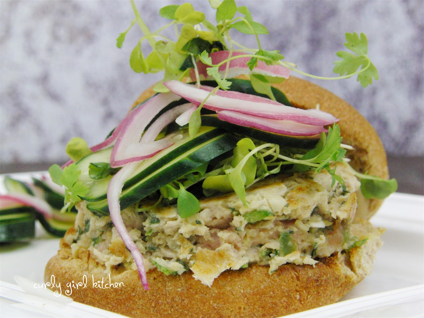 Curly Girl Kitchen Steamed Mussels and Thai Tuna Burgers