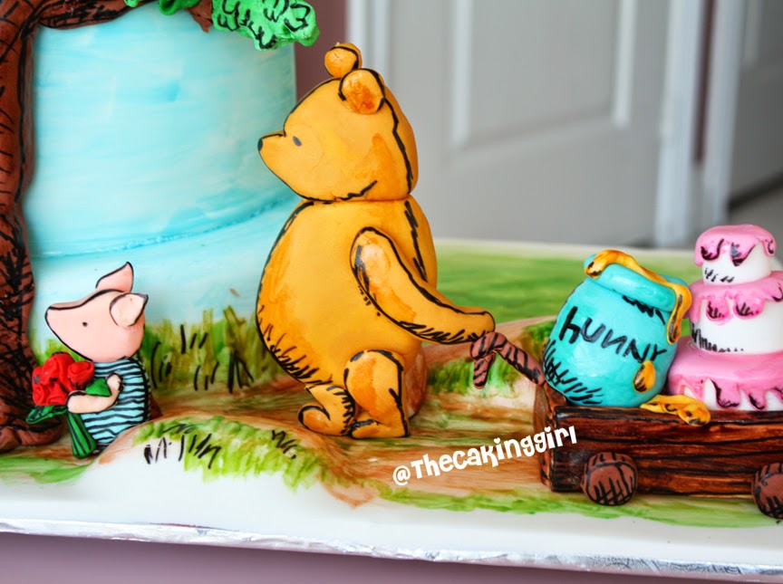 Thecakinggirl Classic Winnie The Pooh Cake