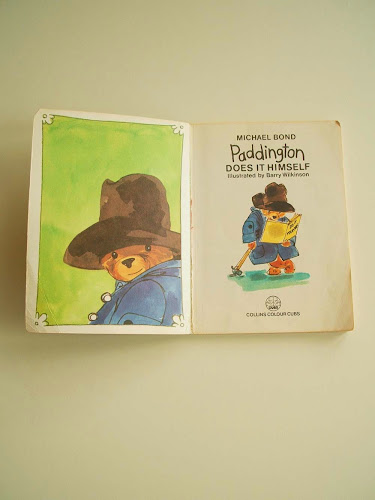 vintage paddington children's book illustrations by Barry Wilkinson 1970s