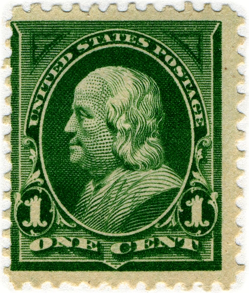 Codex Philately The 1 cent Benjamin Franklin green / Benjamin Franklin