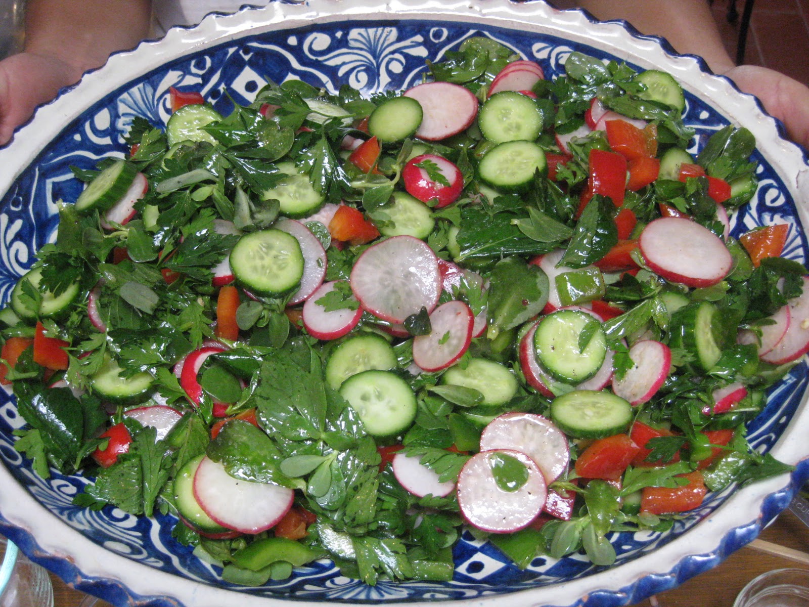Flavors of the Sun Middle Eastern Salad with Allspice Vinaigrette